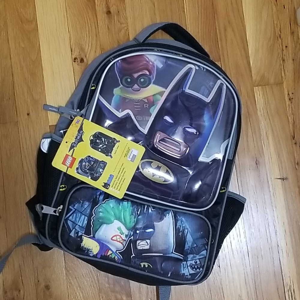 NWT Batman Lego kids backpack